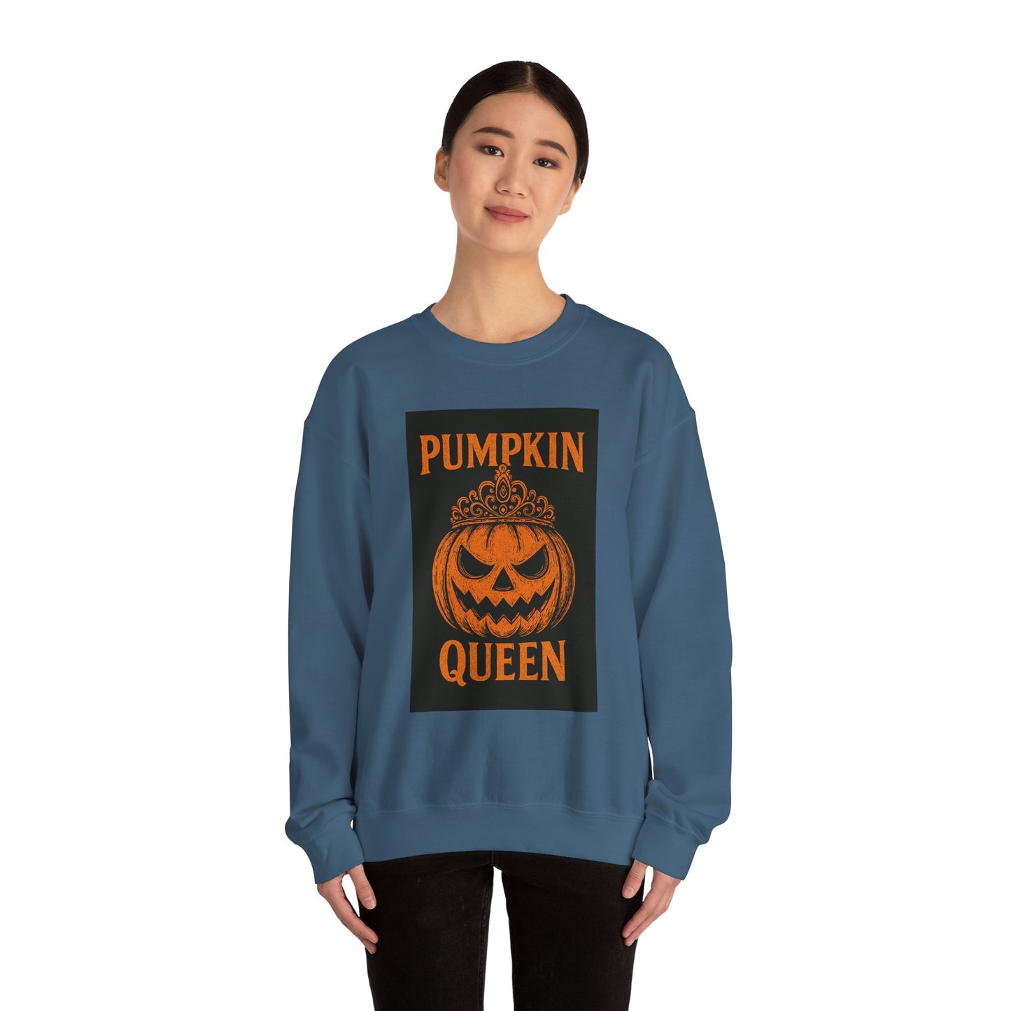 Women's Pumpkin Queen Sweatshirt Crew Neck