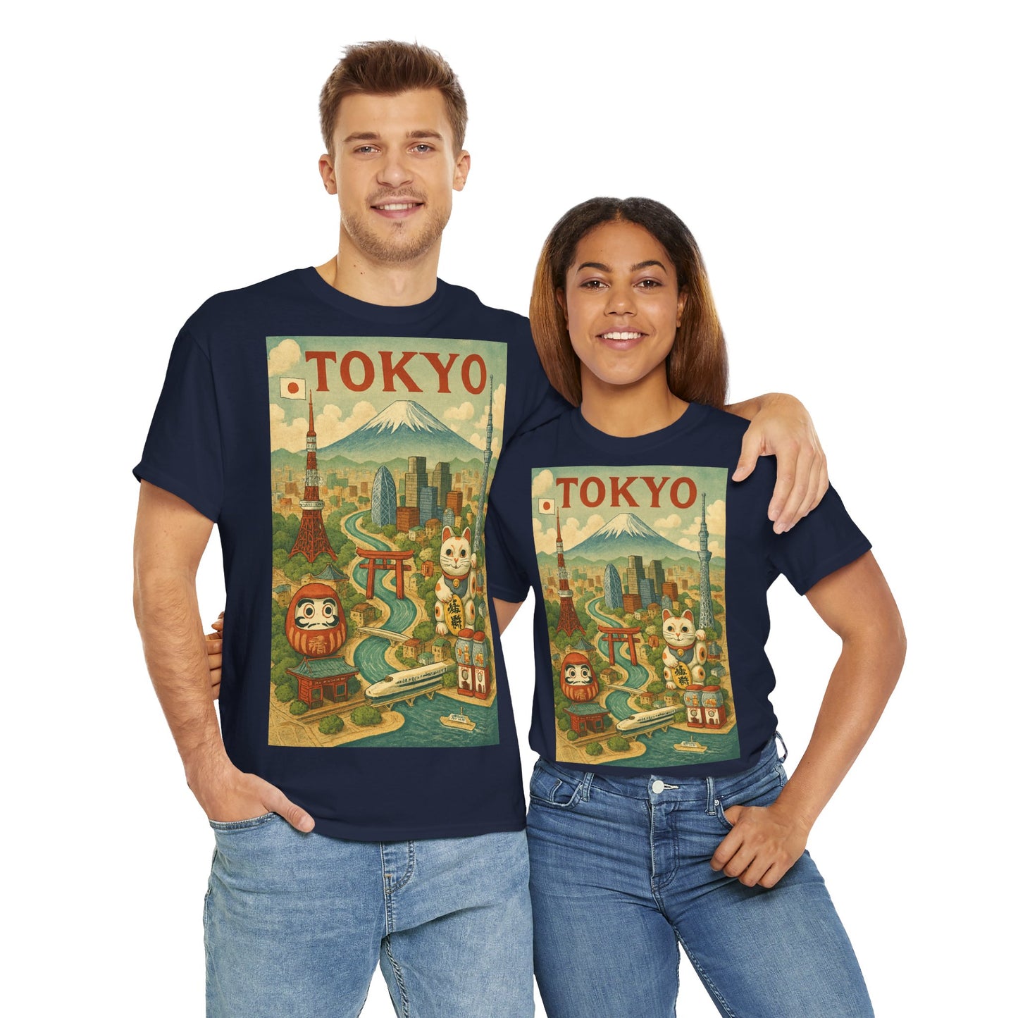 Adult Unisex Surreal Vintage Tokyo Tee