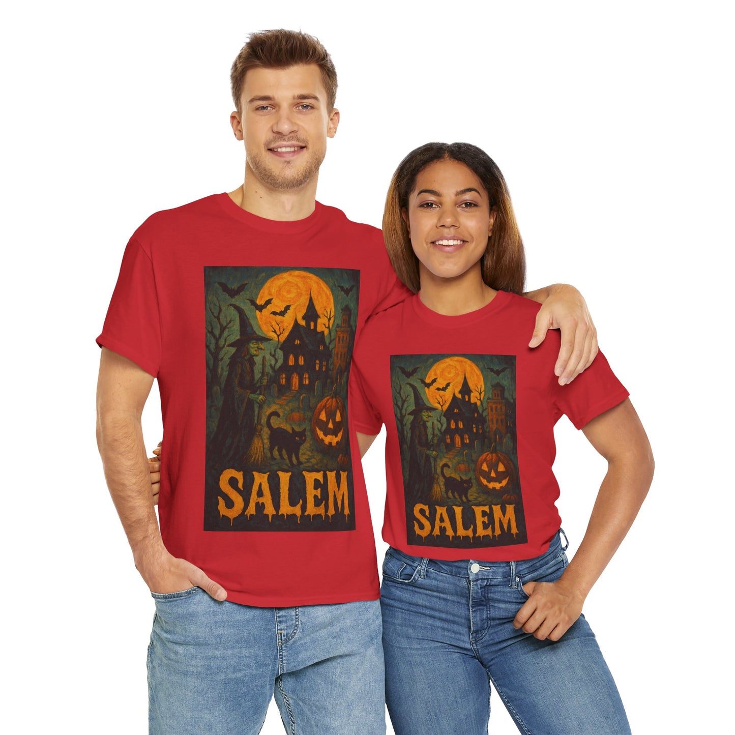 Adult Unisex Surreal Salem Halloween Tee