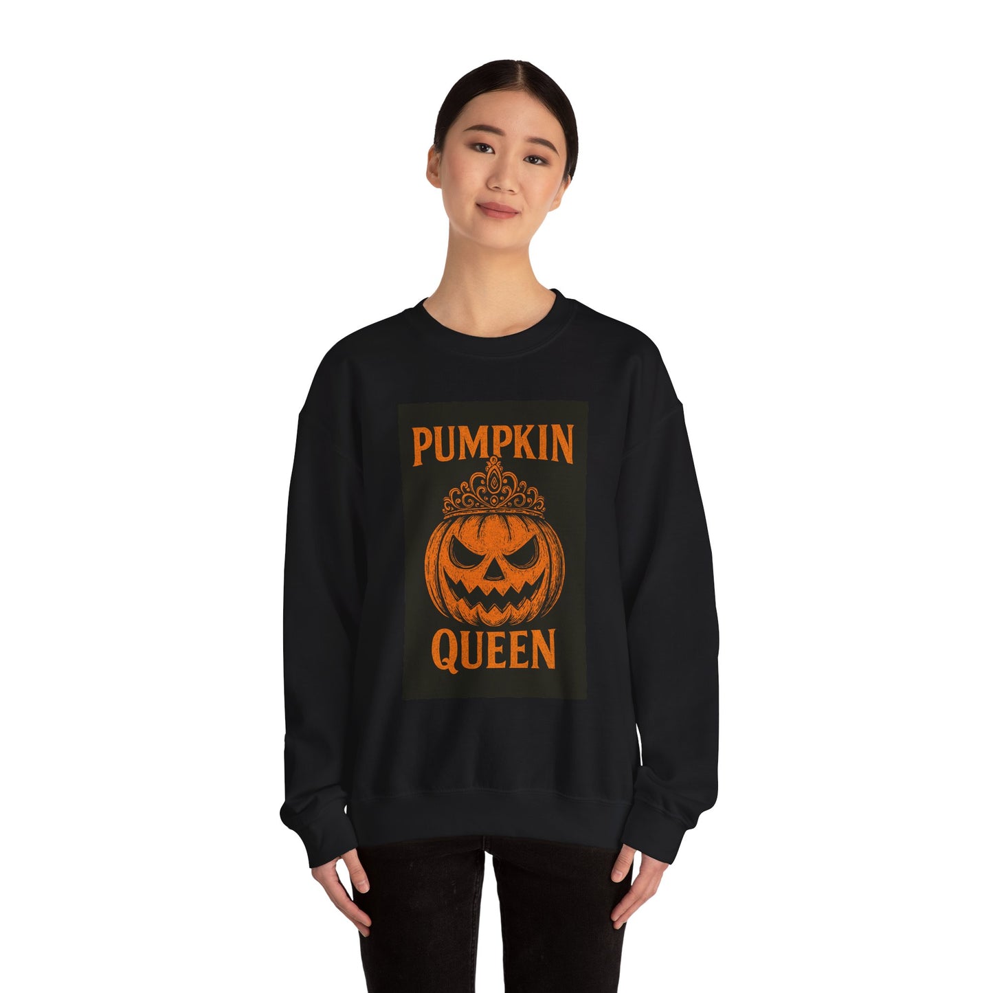Women's Pumpkin Queen Sweatshirt Crew Neck