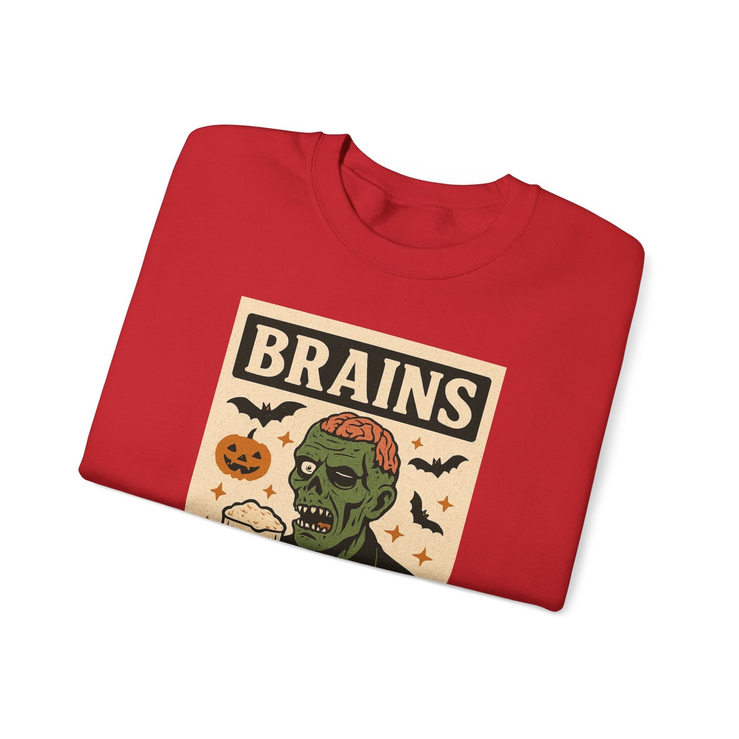 Brains and Brews Unisex Crewneck Sweatshirt