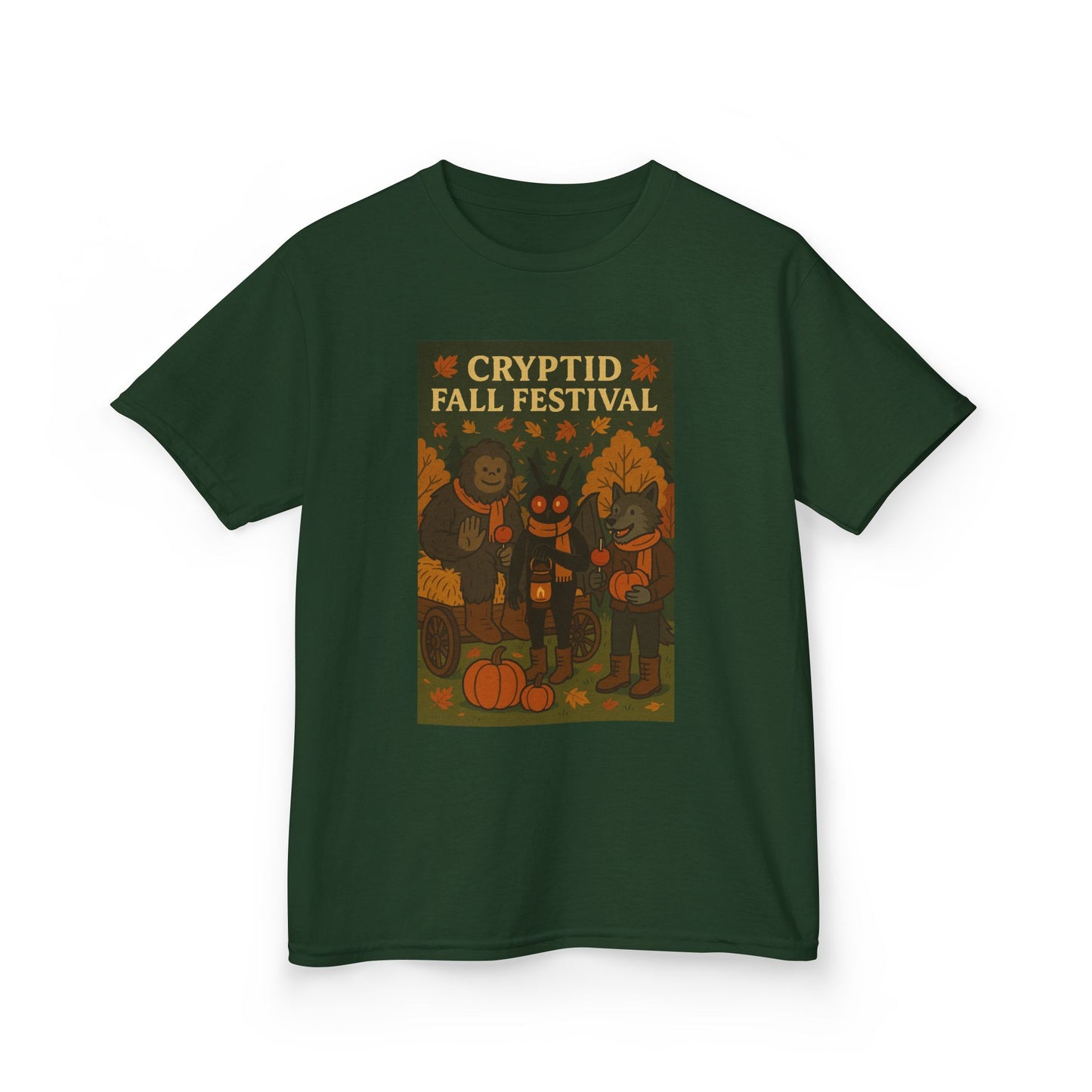 Kids Cryptid Autumn Festival Tee