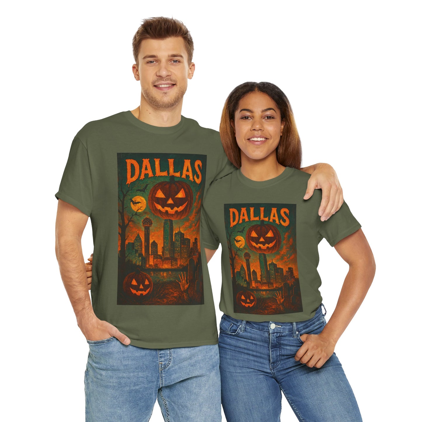 Adult Unisex Surreal Halloween Dallas Tee