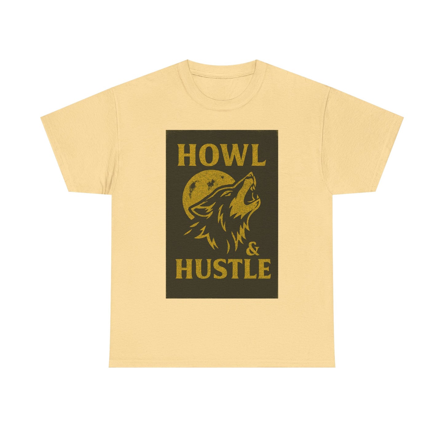 Adult Unisex 'Wolf Howl & Hustle' Tee