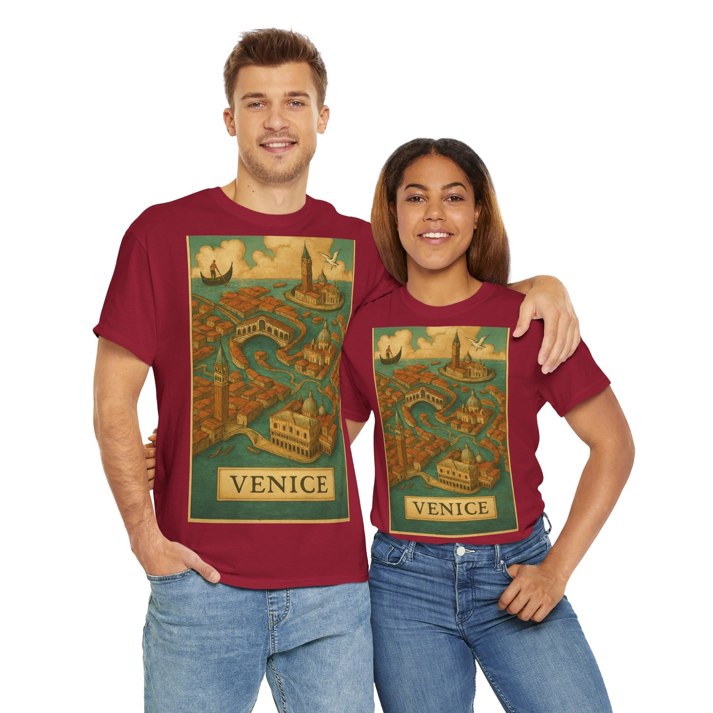 Adult Unisex Surreal Vintage Venice Tee