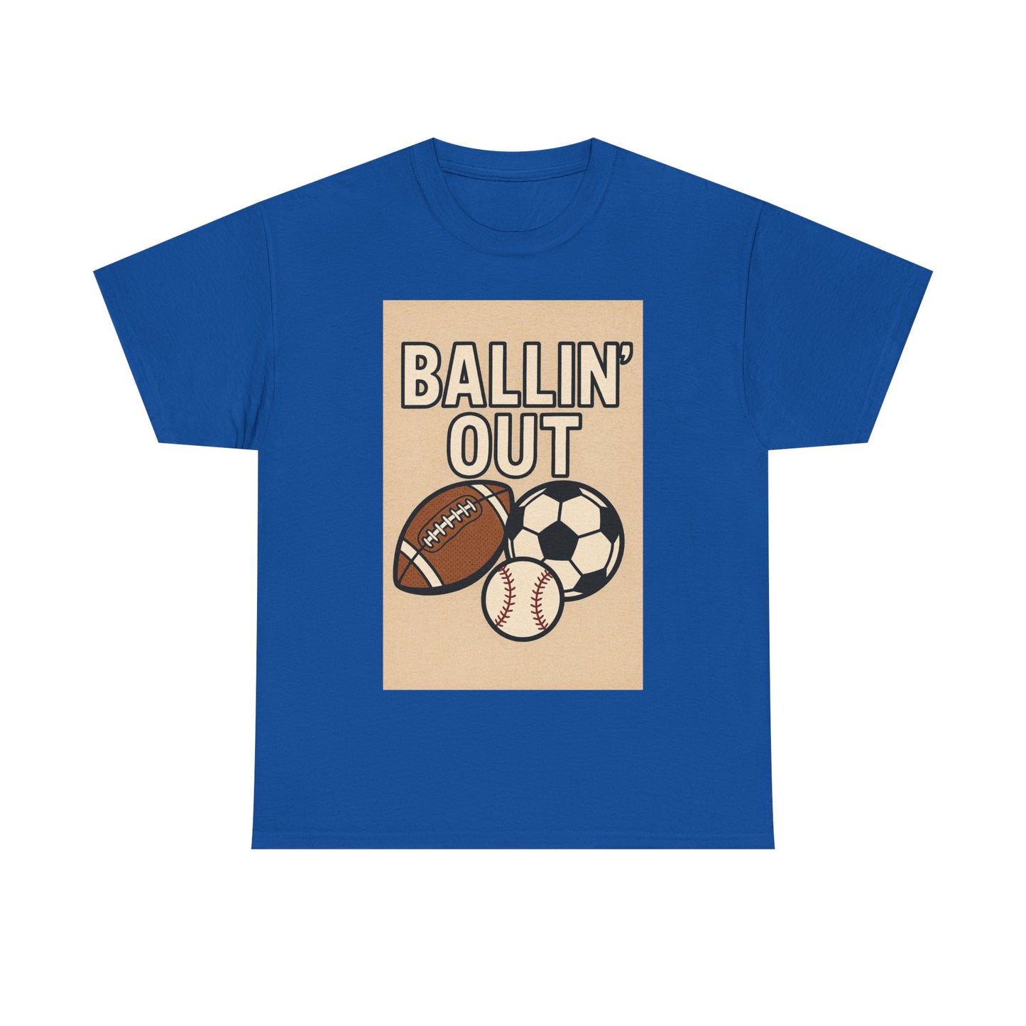 "Ballin' Out" Unisex Sporty Graphic Tee