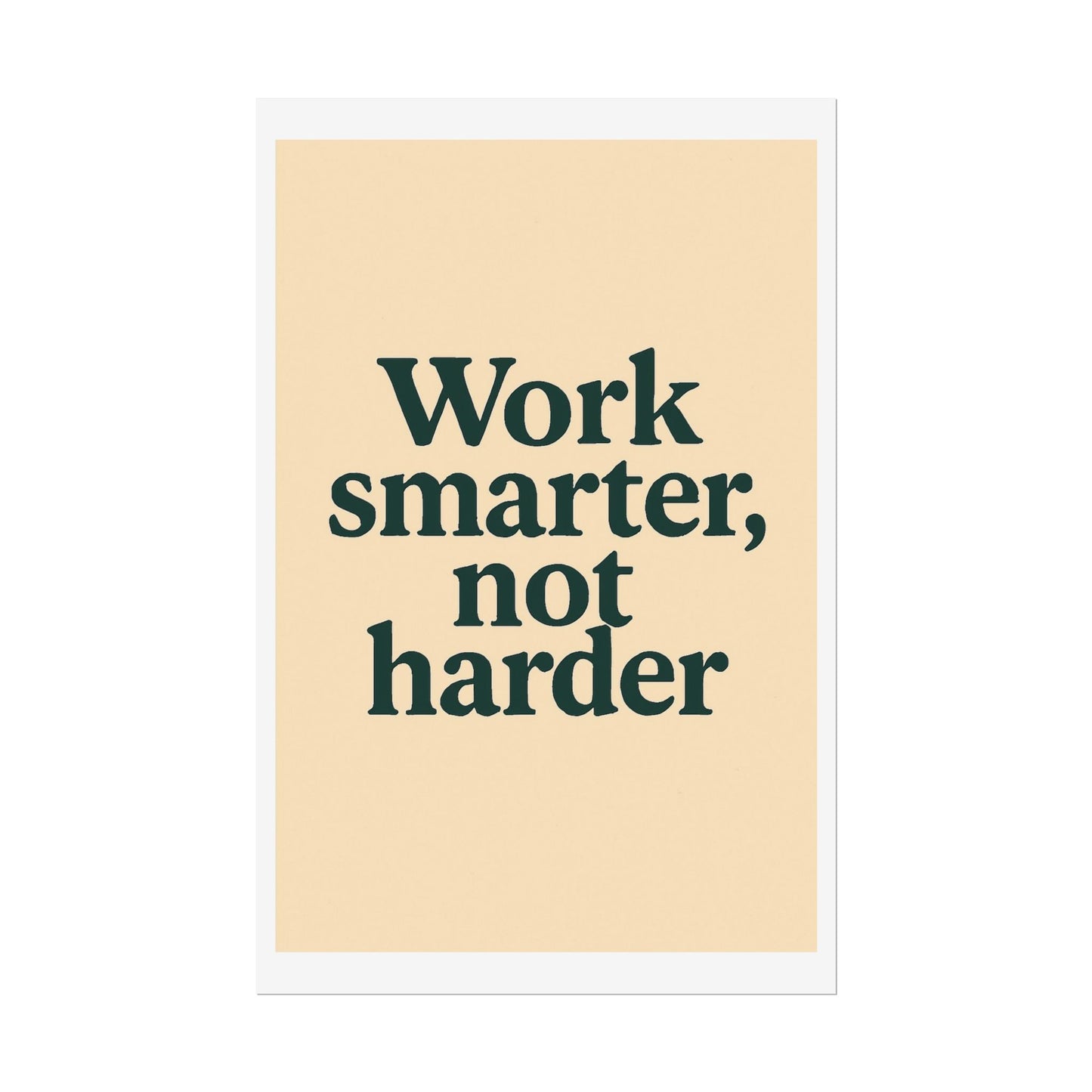 Motivational Poster - Perfect For Your Home Office