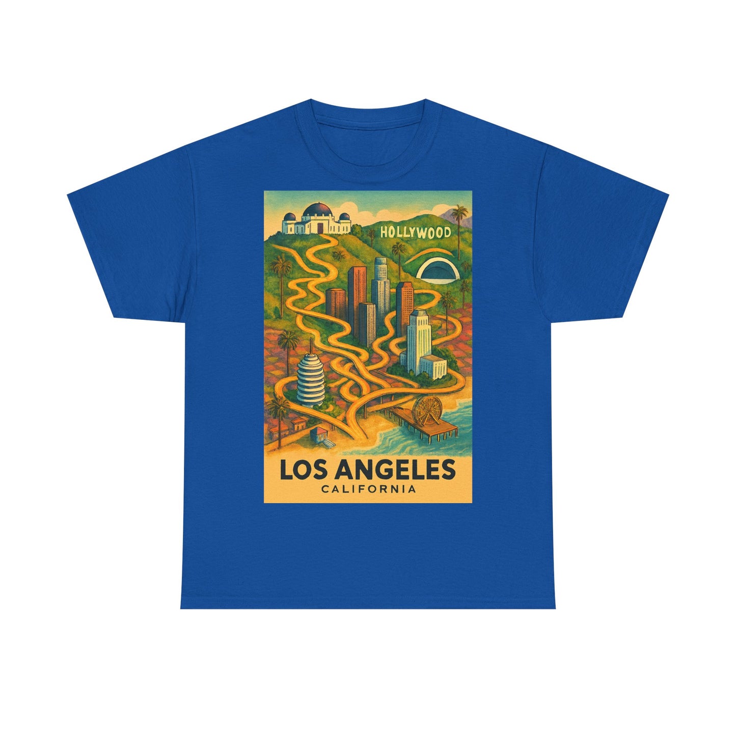 Adult Unisex Surreal Vintage Los Angeles Tee