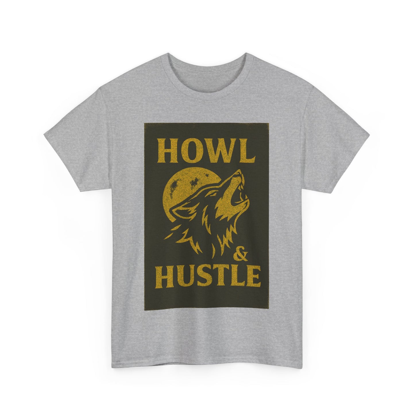 Adult Unisex 'Wolf Howl & Hustle' Tee