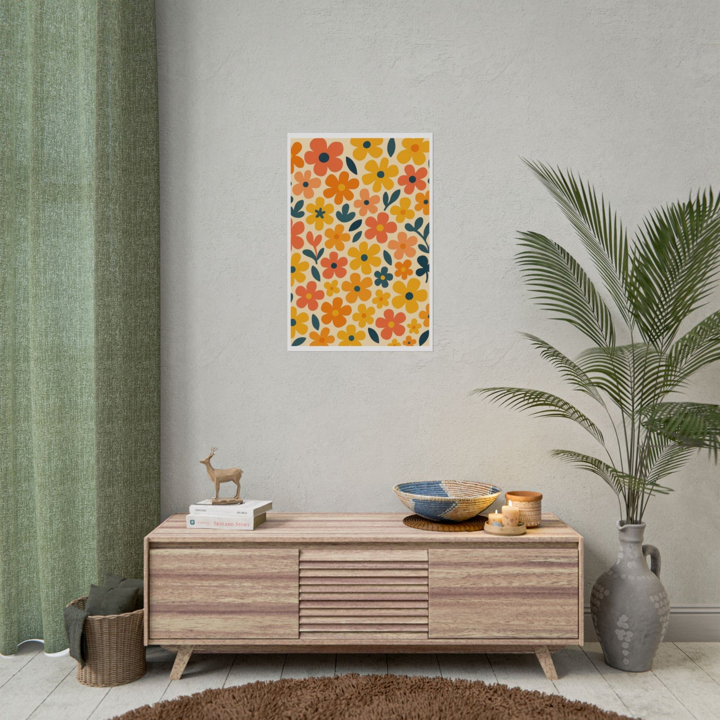 Vibrant Floral Print