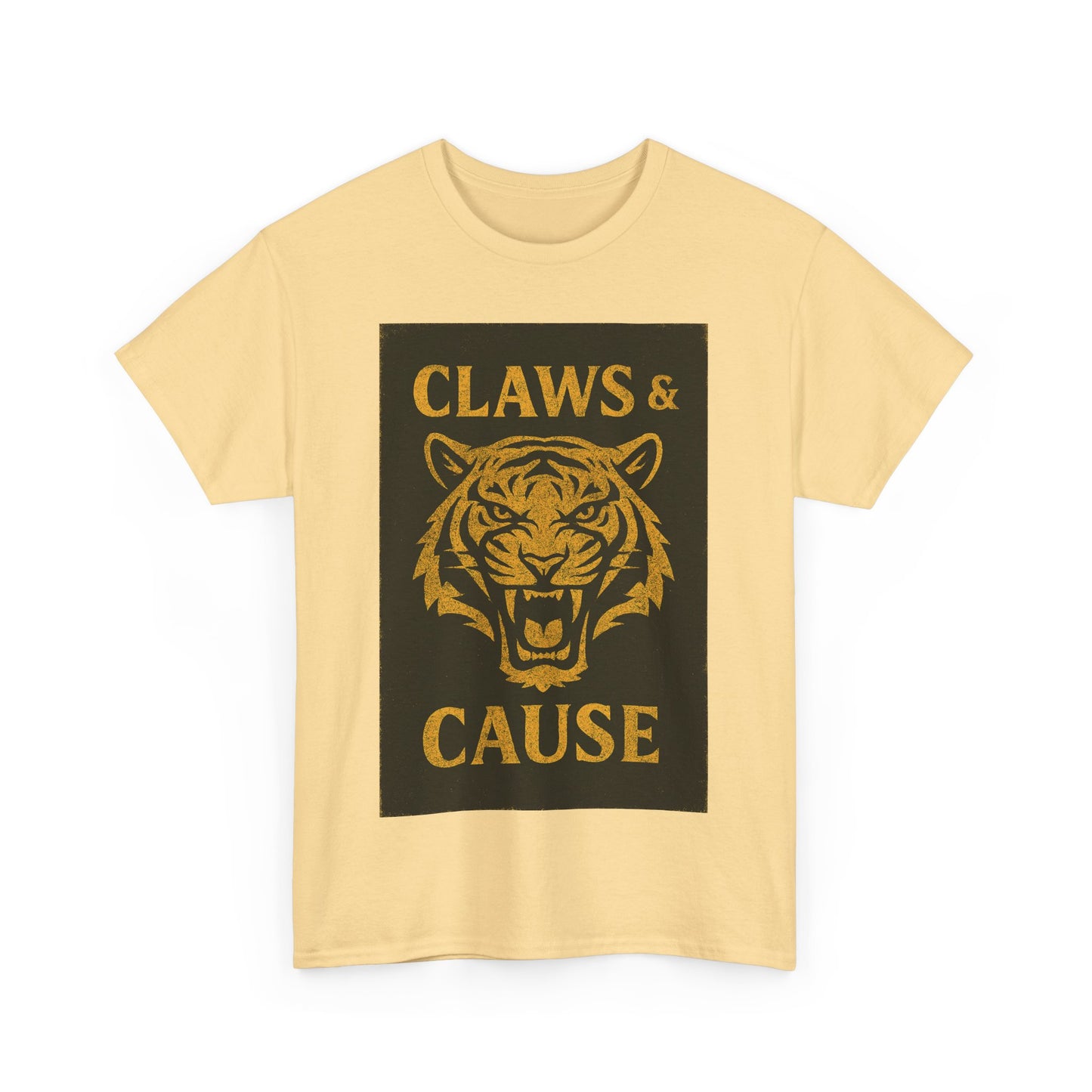 Adult Unisex 'Tiger Claws & Cause' Tee