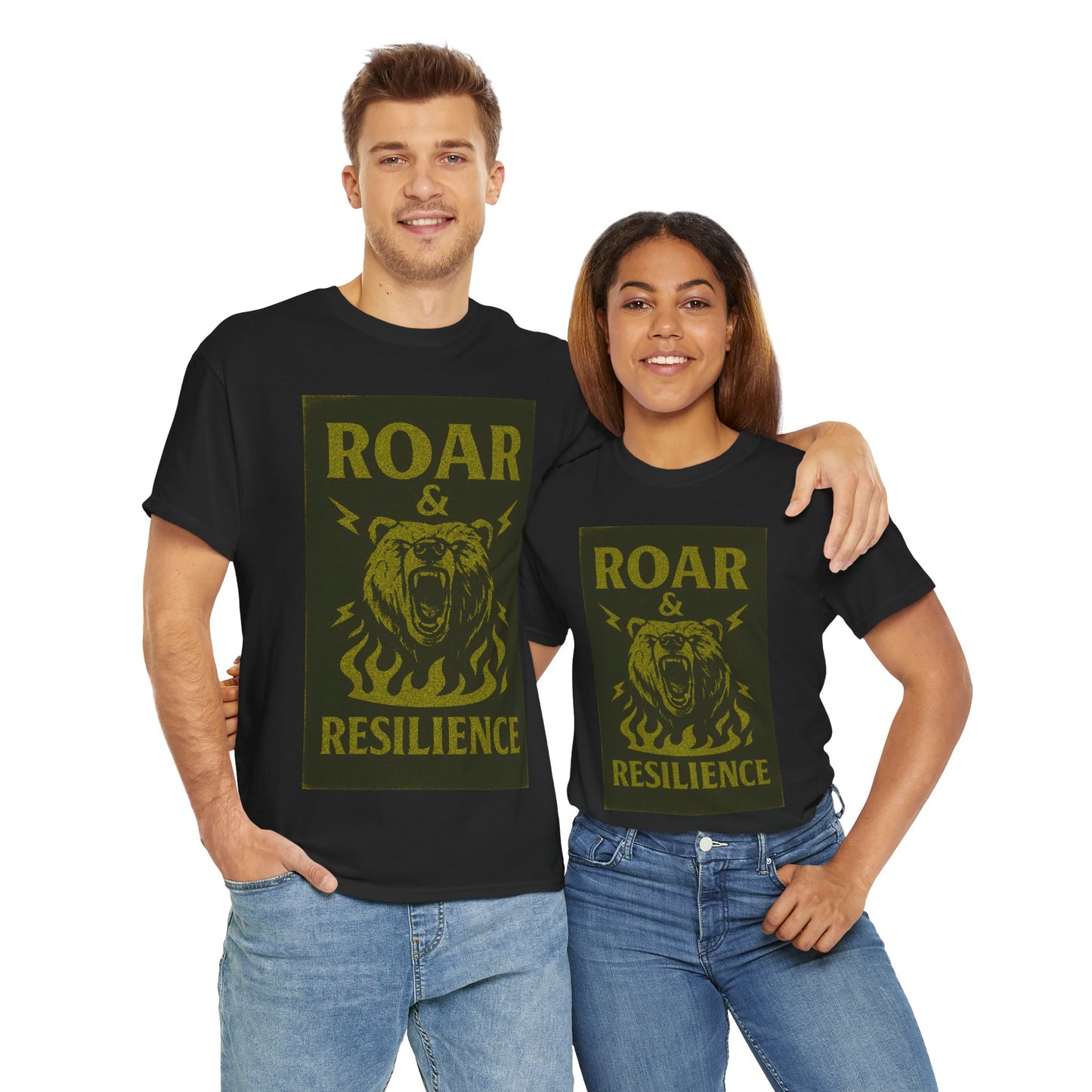 Adult Unisex ' Bear Roar & Resilience' Tee