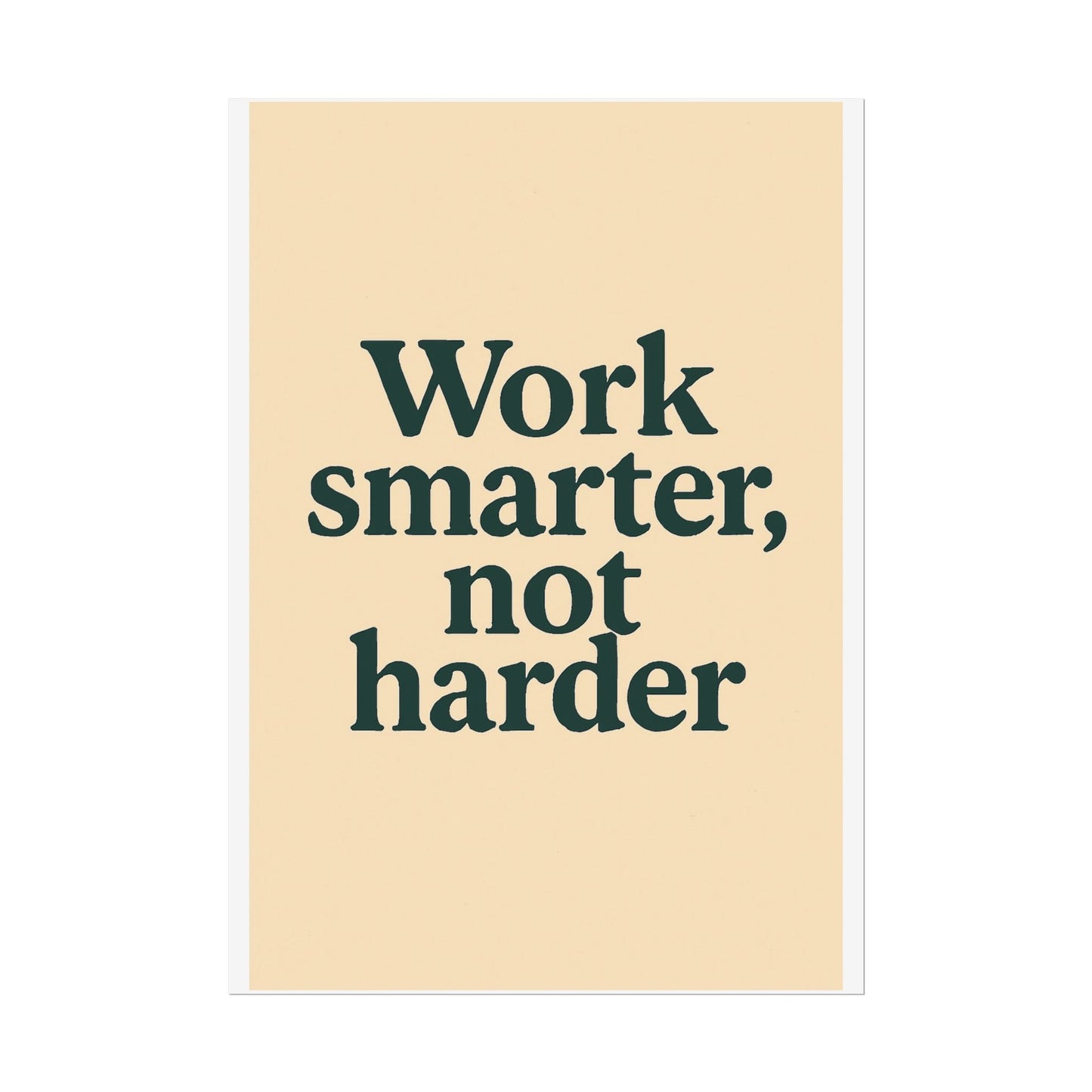Motivational Poster - Perfect For Your Home Office