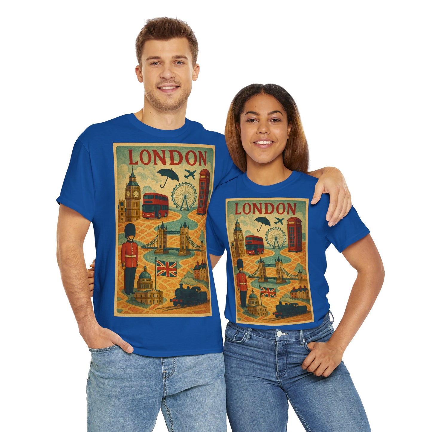 Adult Unisex Surreal London City Graphic Tee