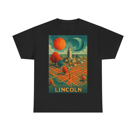 Adult Unisex Lincoln Surreal Vintage Graphic Tee
