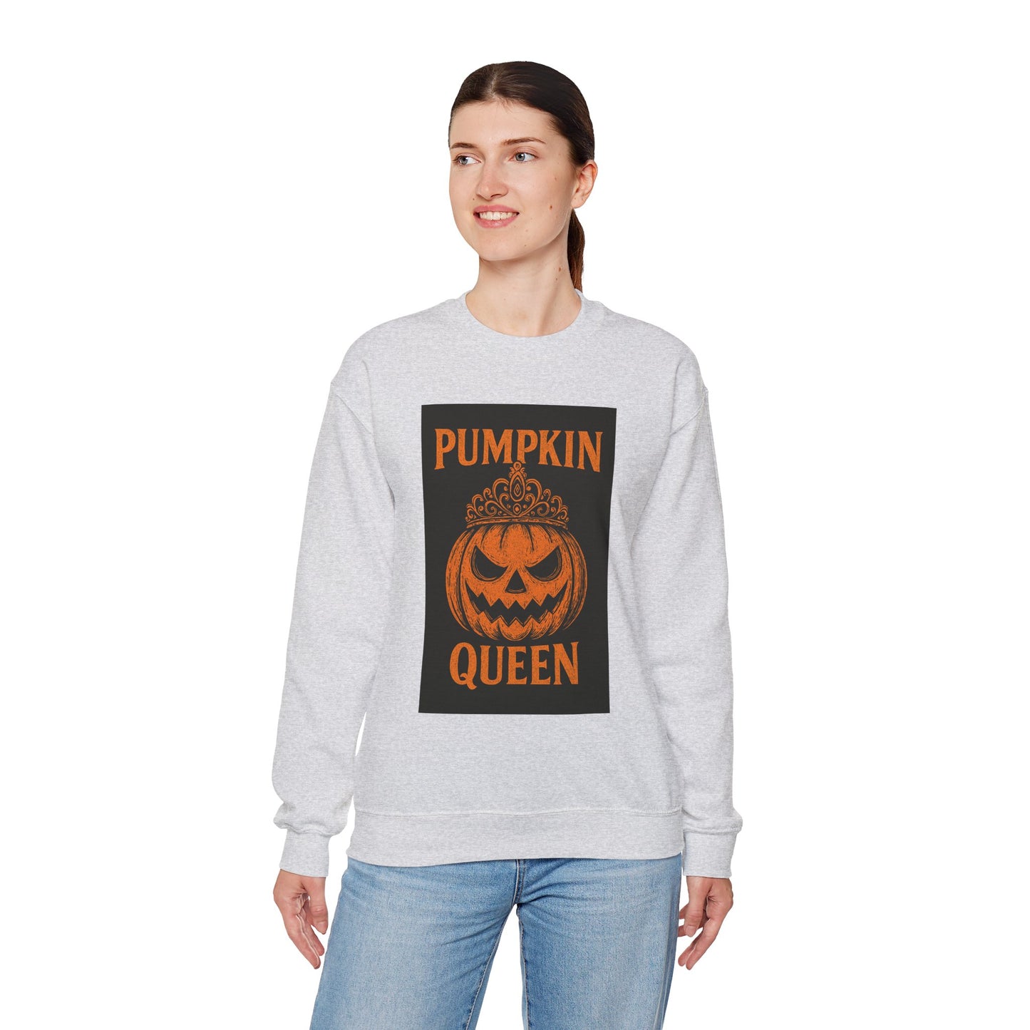 Women's Pumpkin Queen Sweatshirt Crew Neck