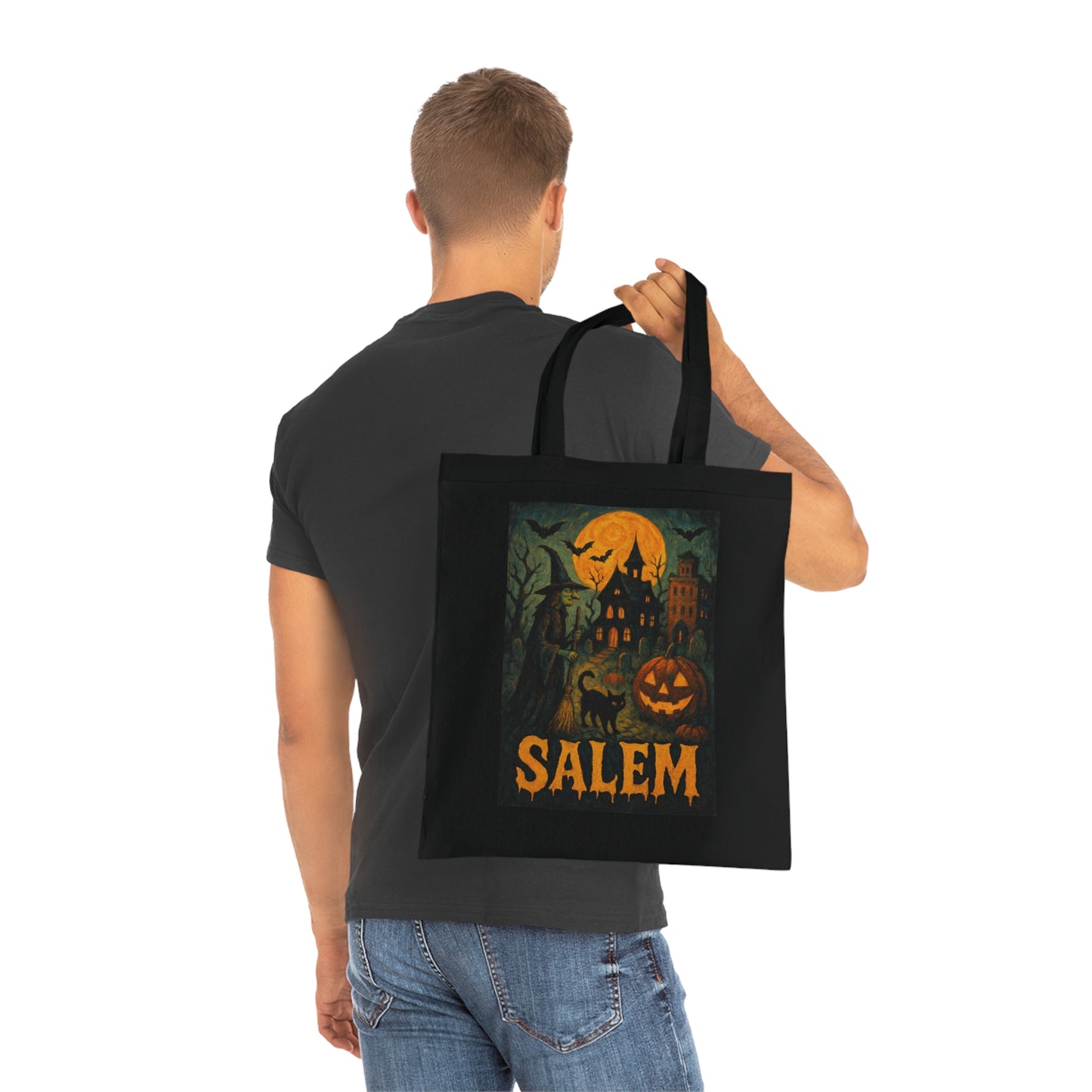 Surreal Halloween Salem Tote