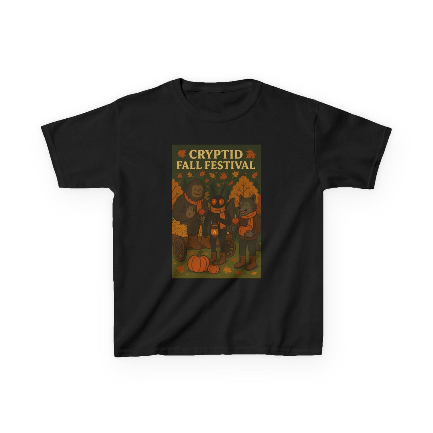 Kids Cryptid Autumn Festival Tee