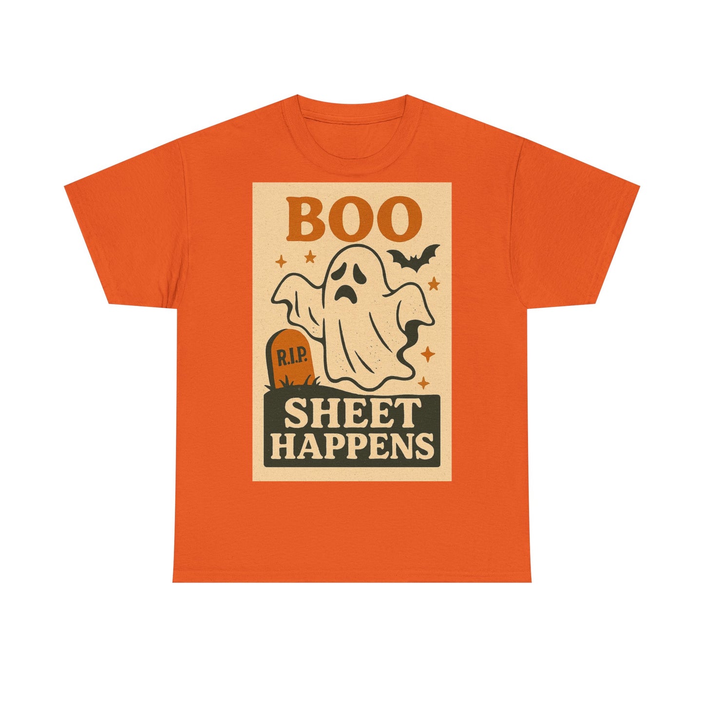 Boo Sheet Happens Adult Unisex Tee
