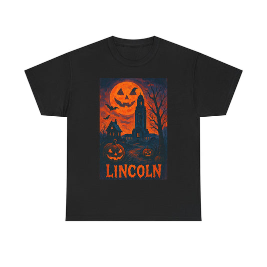 Adult Unisex Surreal Halloween Lincoln Tee