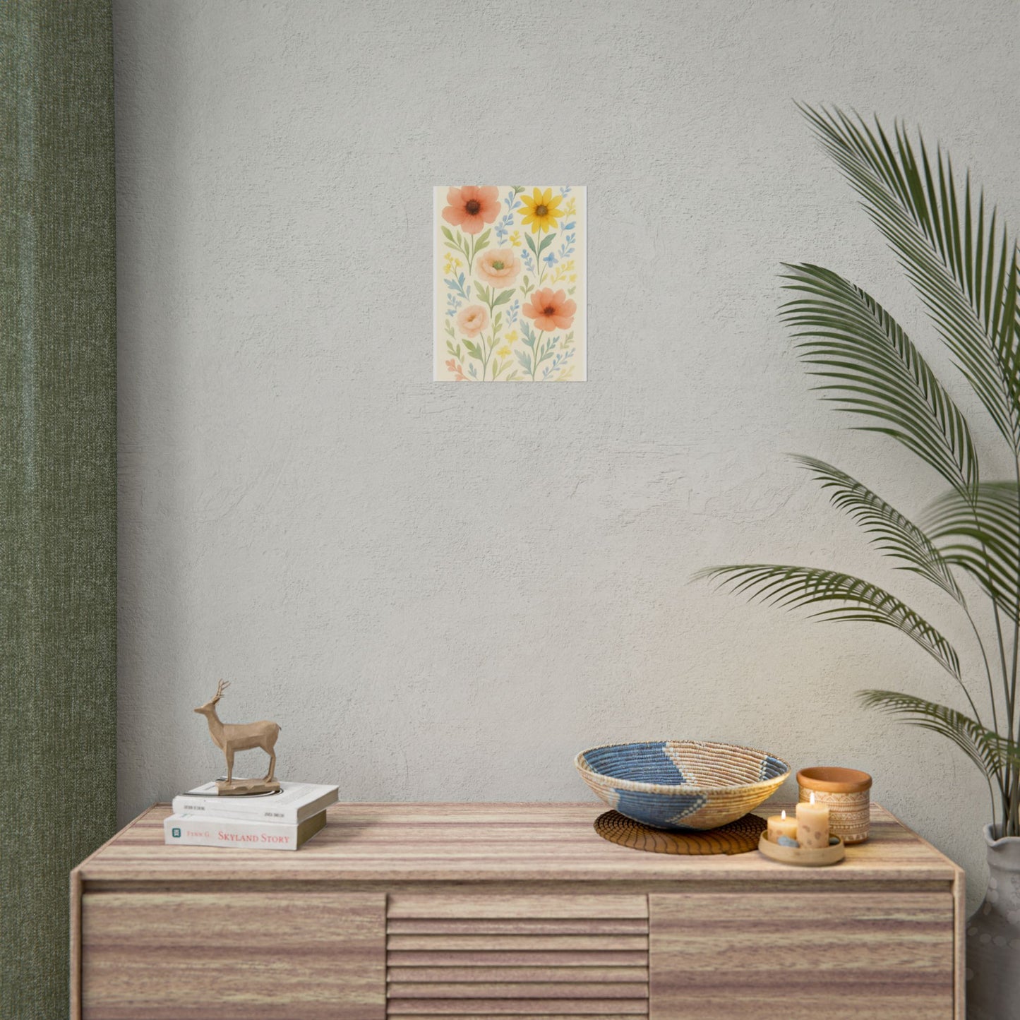 Vintage Watercolour Floral Art