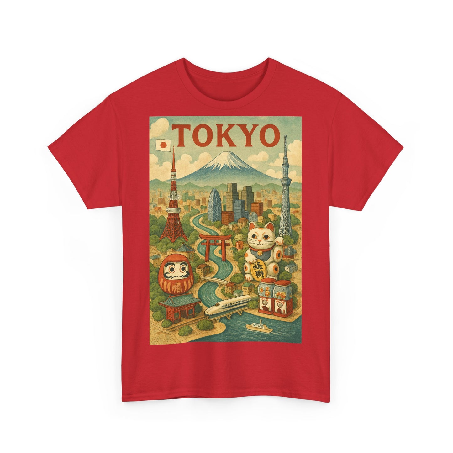 Adult Unisex Surreal Vintage Tokyo Tee