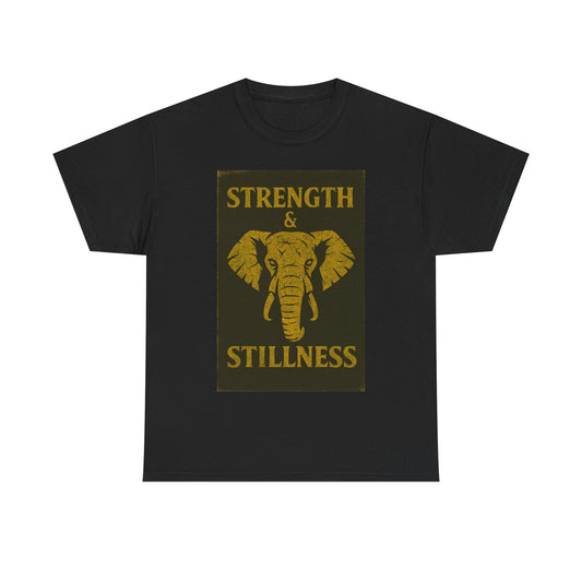 Adult Unisex 'Elephant Strength & Stillness' Tee