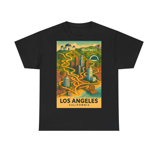 Adult Unisex Surreal Vintage Los Angeles Tee