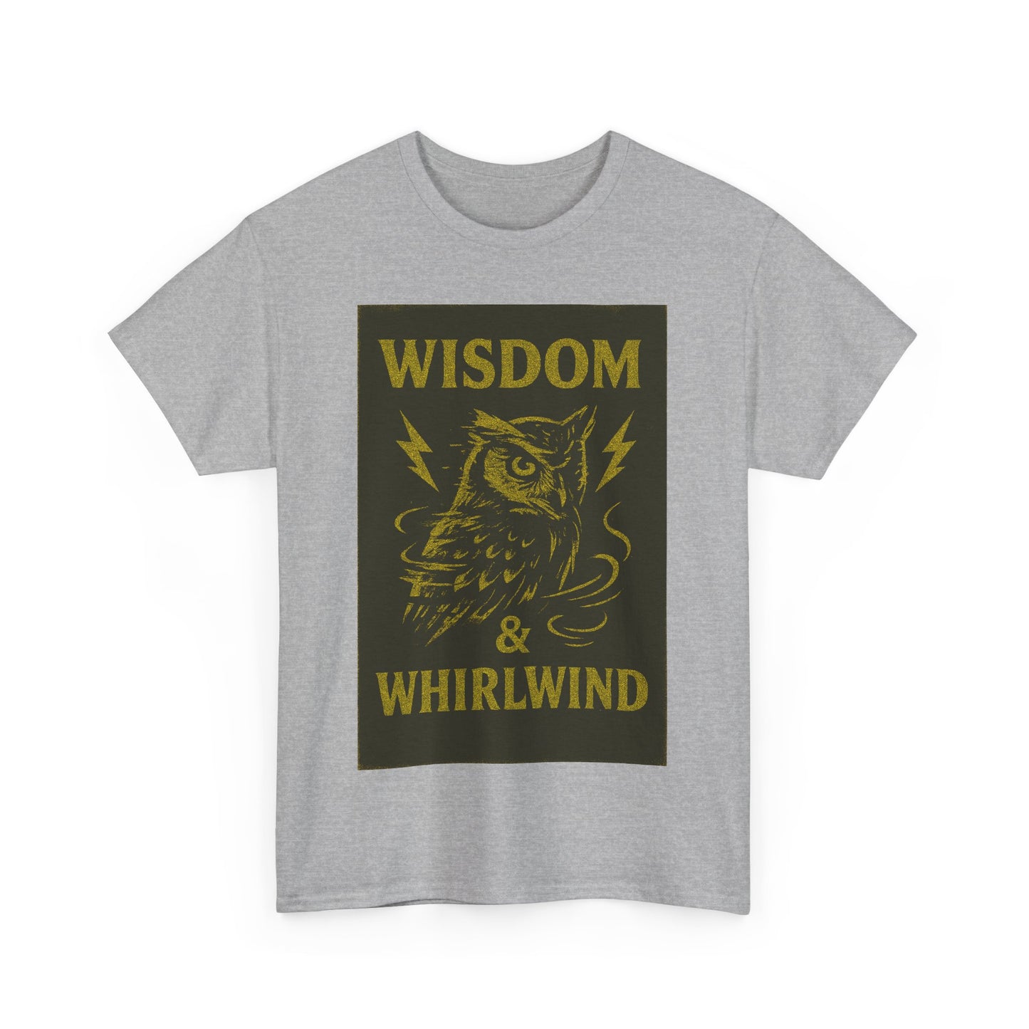 Adult Unisex 'Owl Wisdom & Whirlwind' Tee