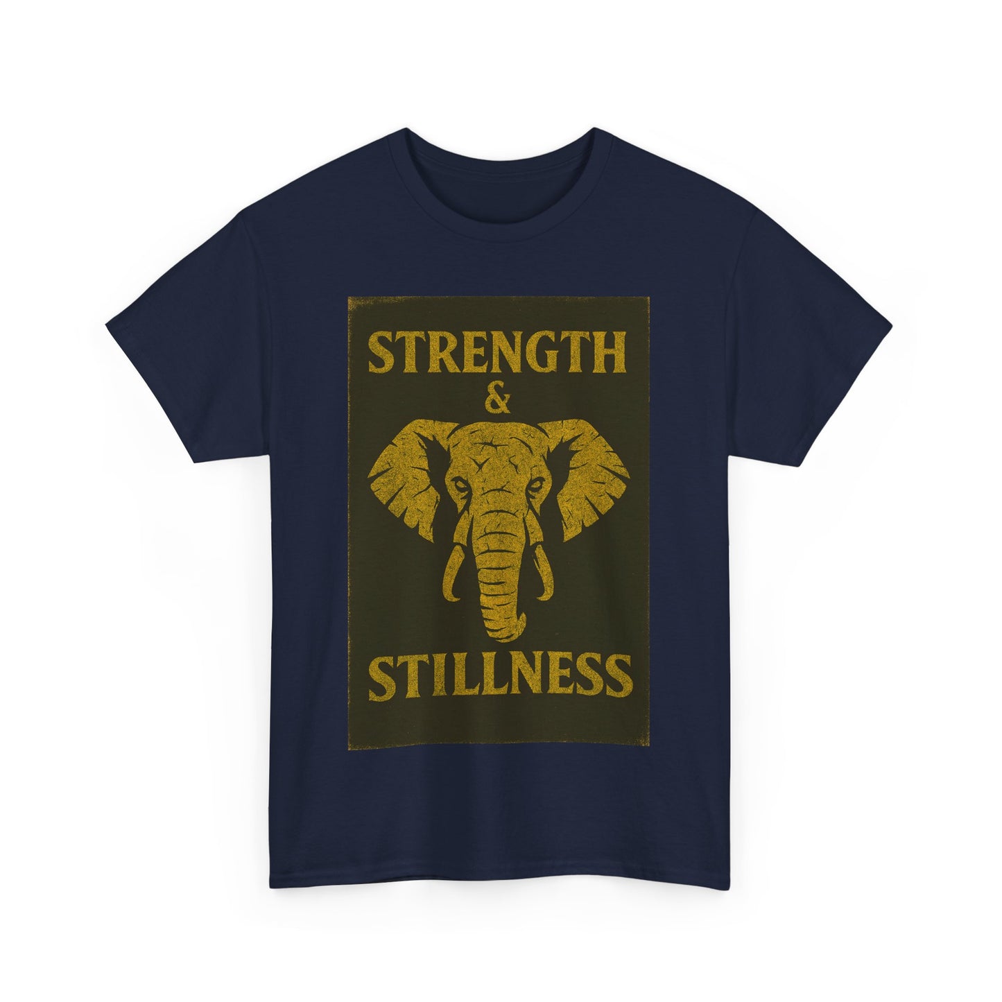 Adult Unisex 'Elephant Strength & Stillness' Tee
