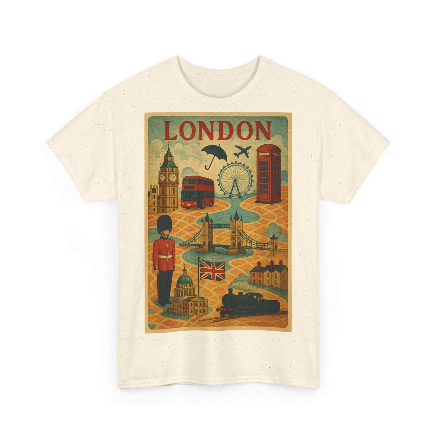 Adult Unisex Surreal London City Graphic Tee