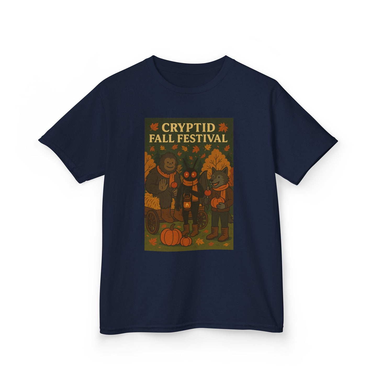 Kids Cryptid Autumn Festival Tee