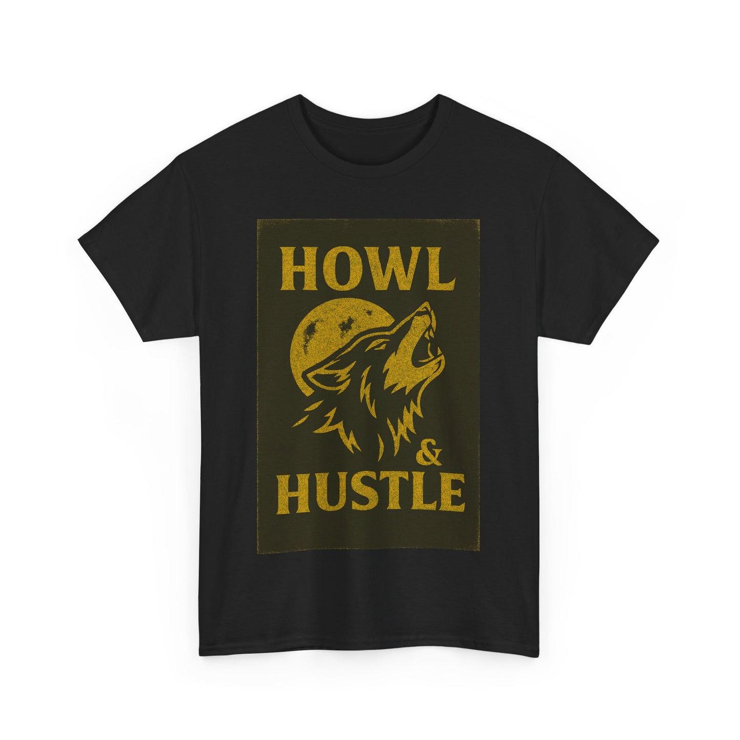 Adult Unisex 'Wolf Howl & Hustle' Tee