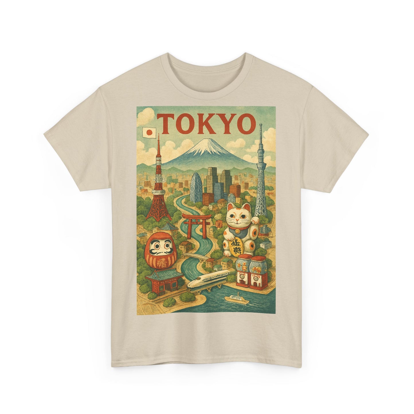 Adult Unisex Surreal Vintage Tokyo Tee