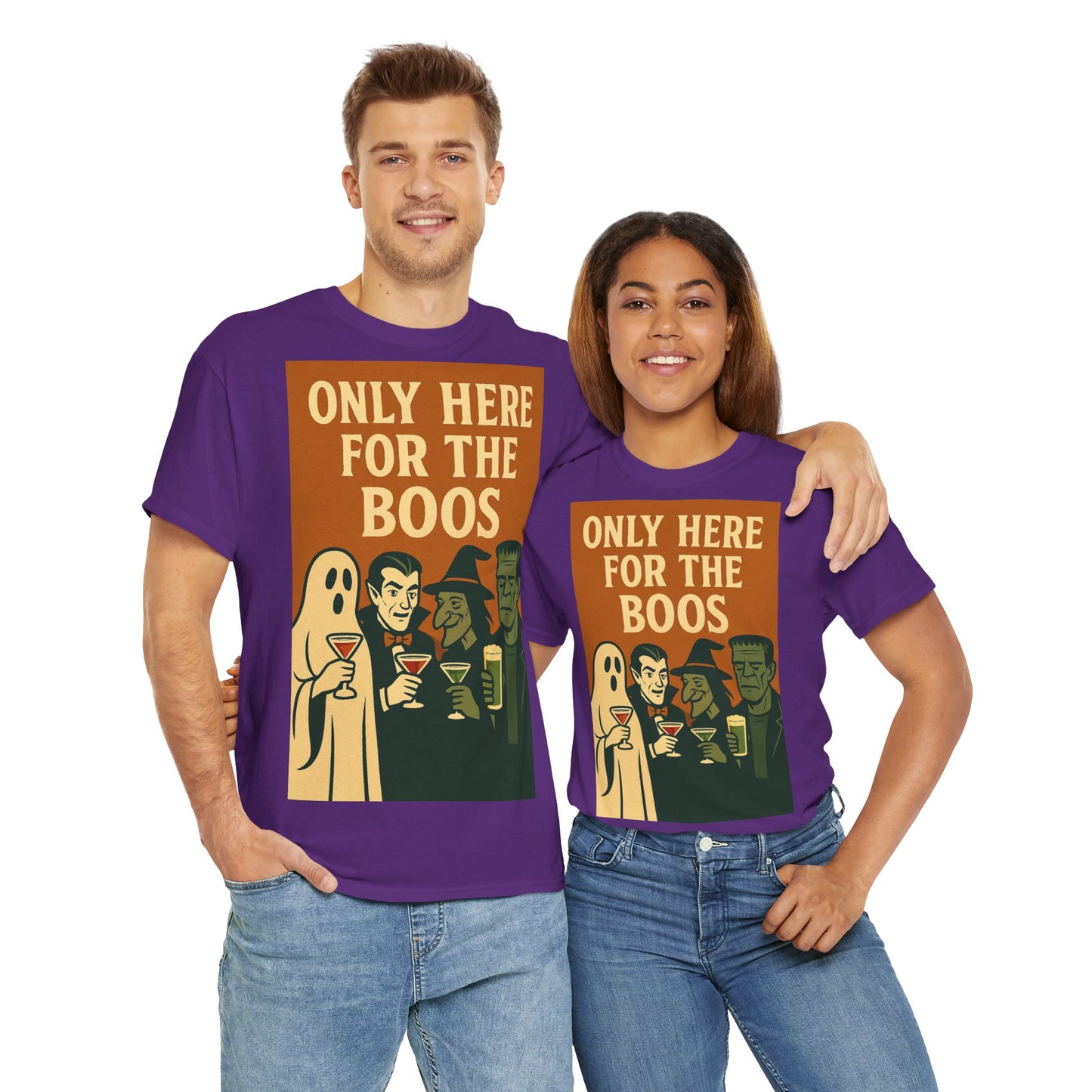 Only Here For The Boos Adult Unisex Tee