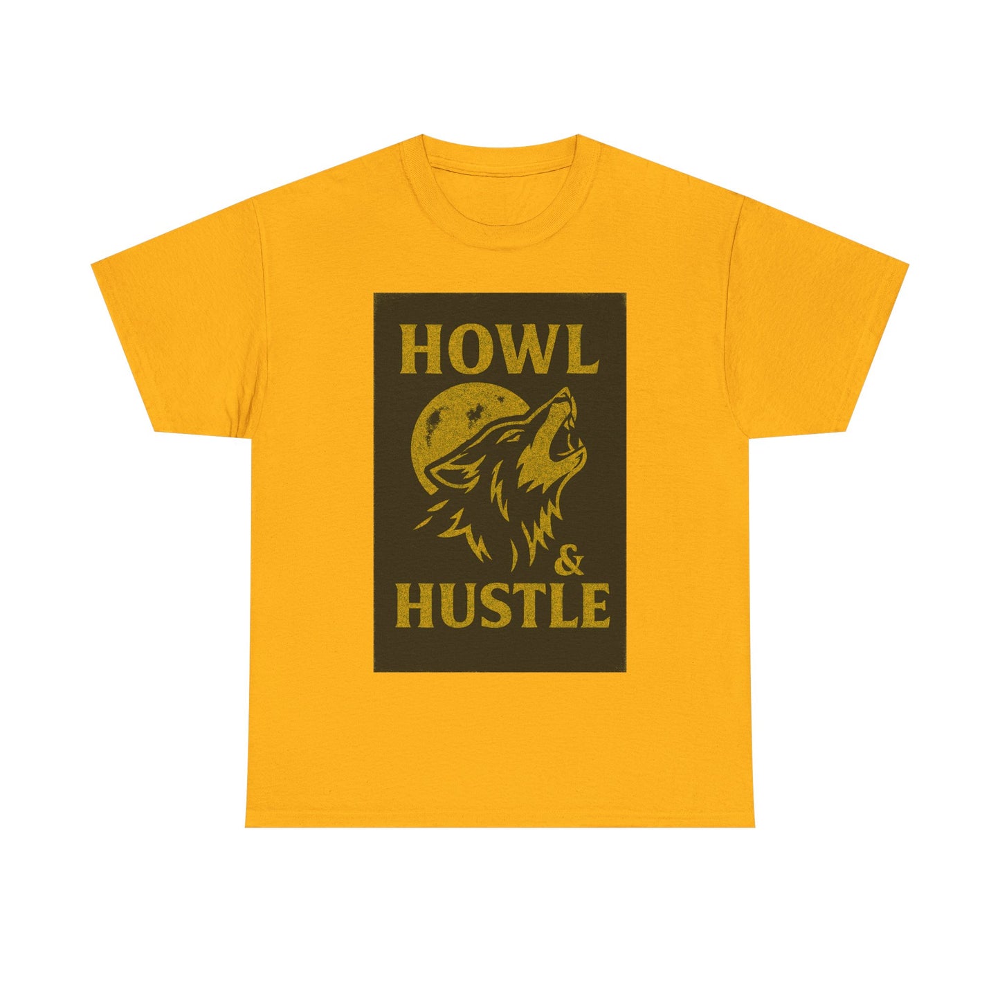 Adult Unisex 'Wolf Howl & Hustle' Tee