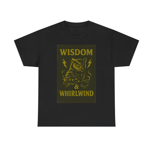 Adult Unisex 'Owl Wisdom & Whirlwind' Tee