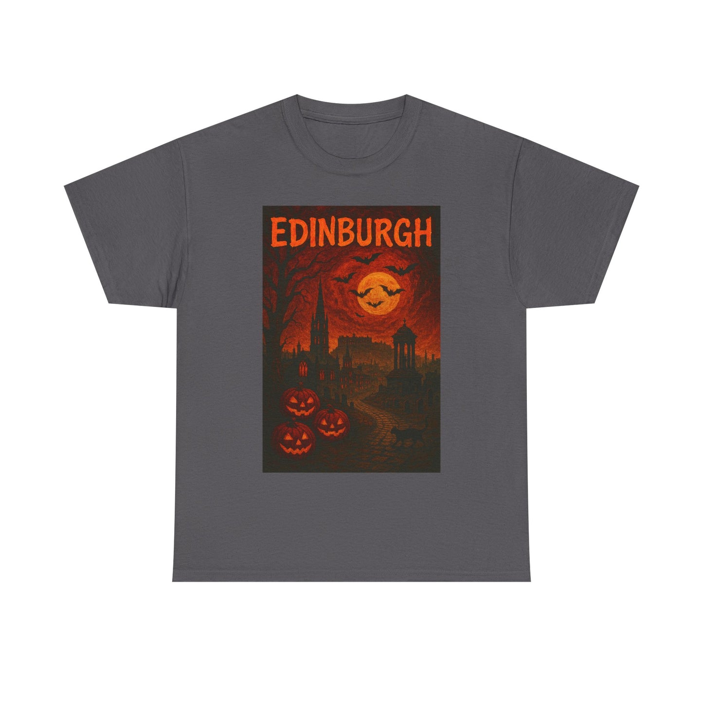 Adult Unisex Surreal Halloween Edinburgh Tee,