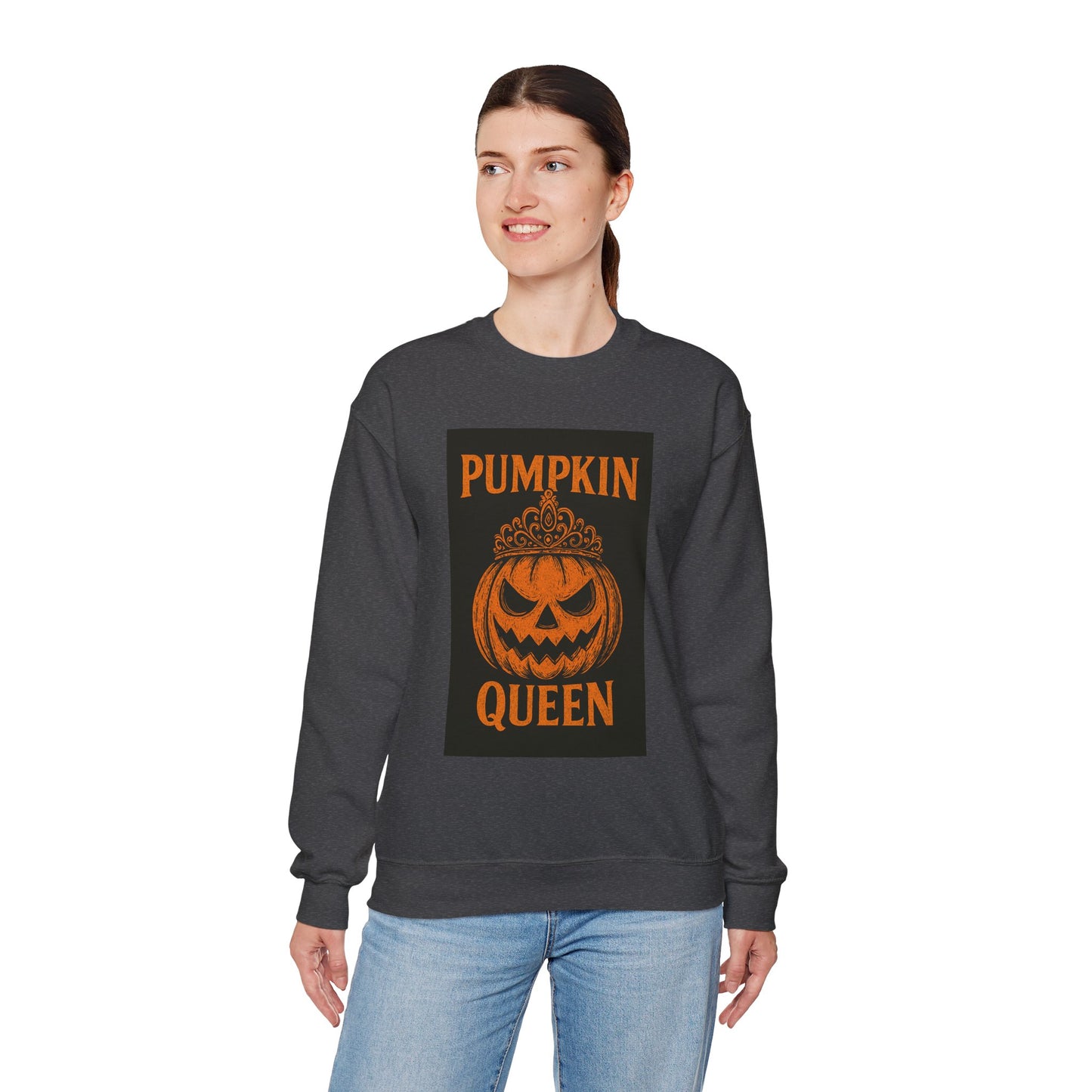 Women's Pumpkin Queen Sweatshirt Crew Neck