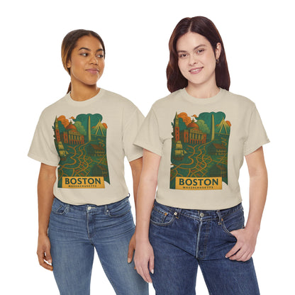 Adult Unisex Boston Surreal Tee