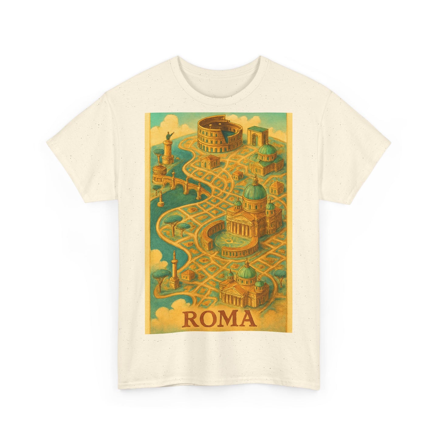Adult Unisex Surreal Vintage Roma Map Tee