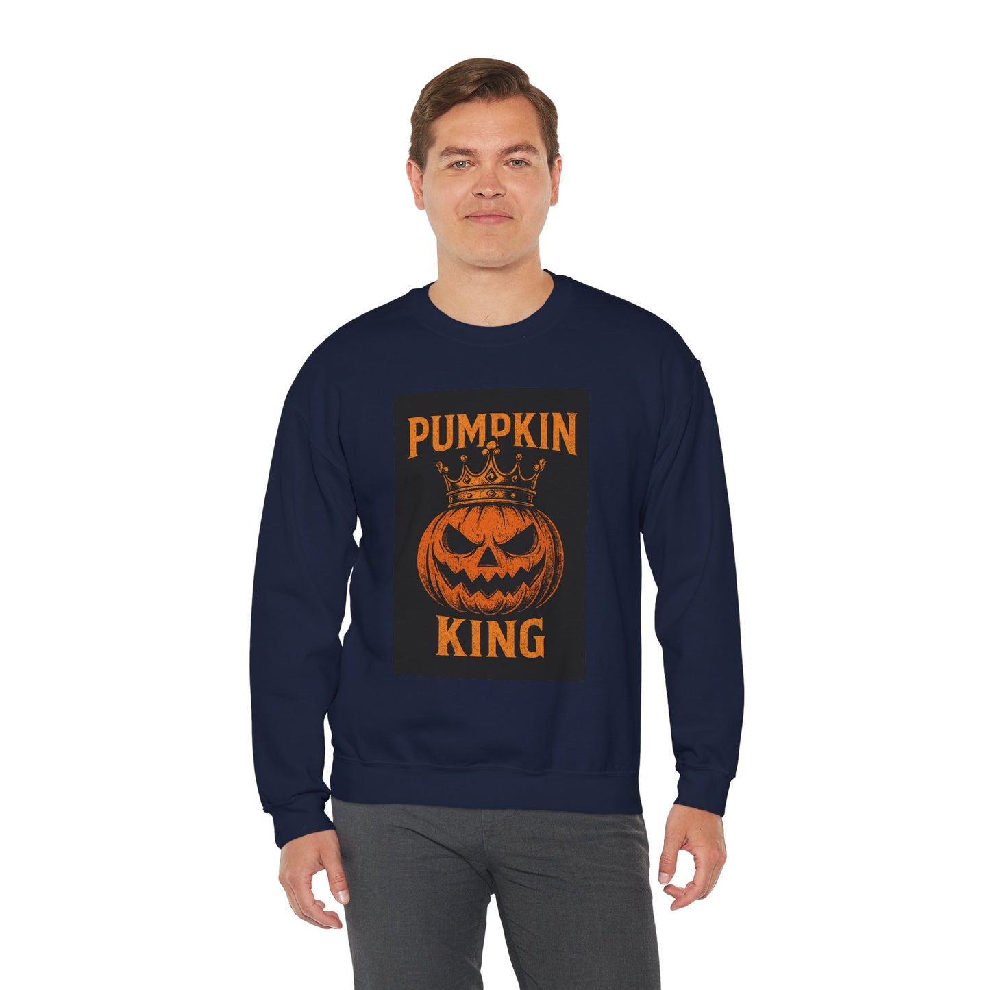 Men's Pumpkin King Crewneck Sweatshirt