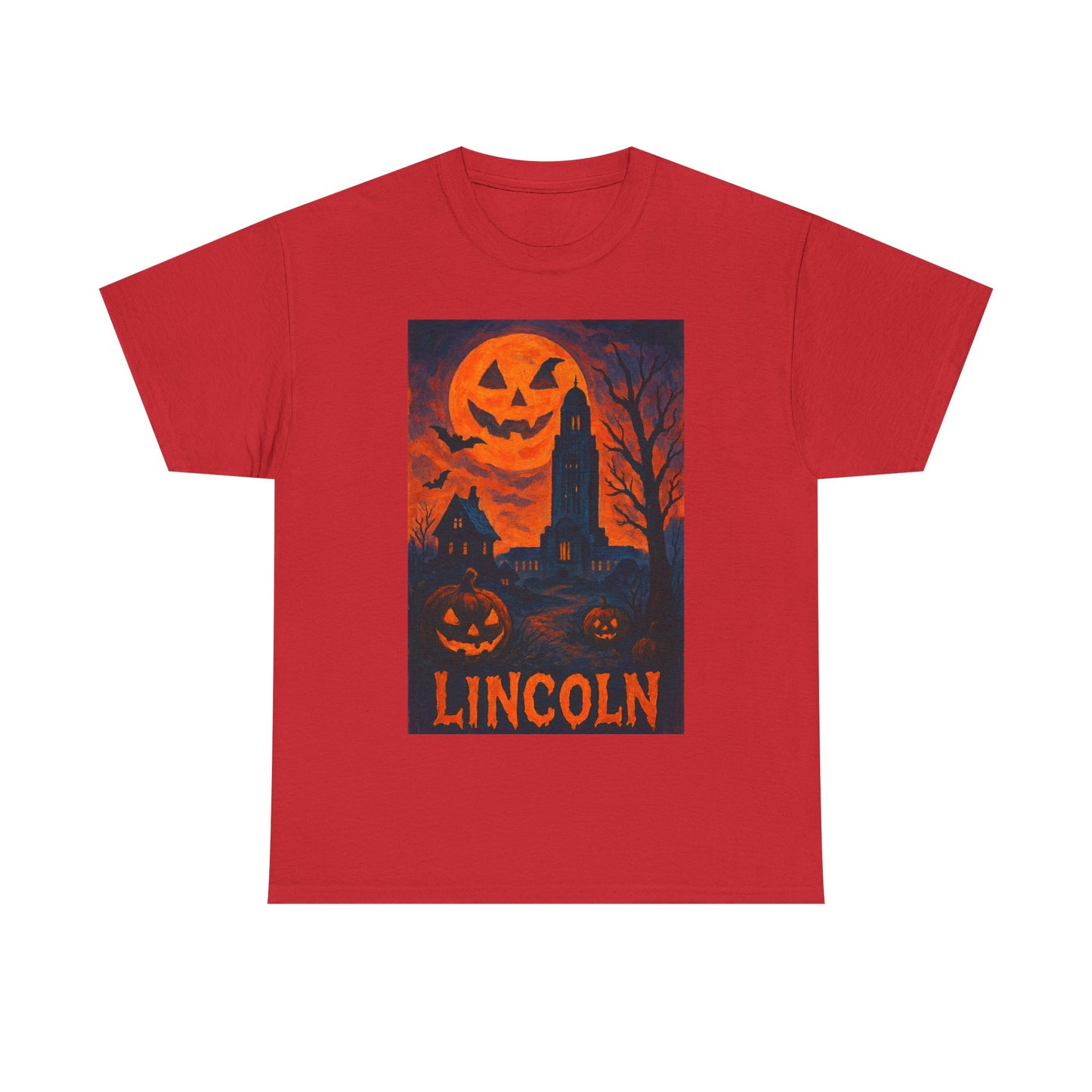 Adult Unisex Surreal Halloween Lincoln Tee