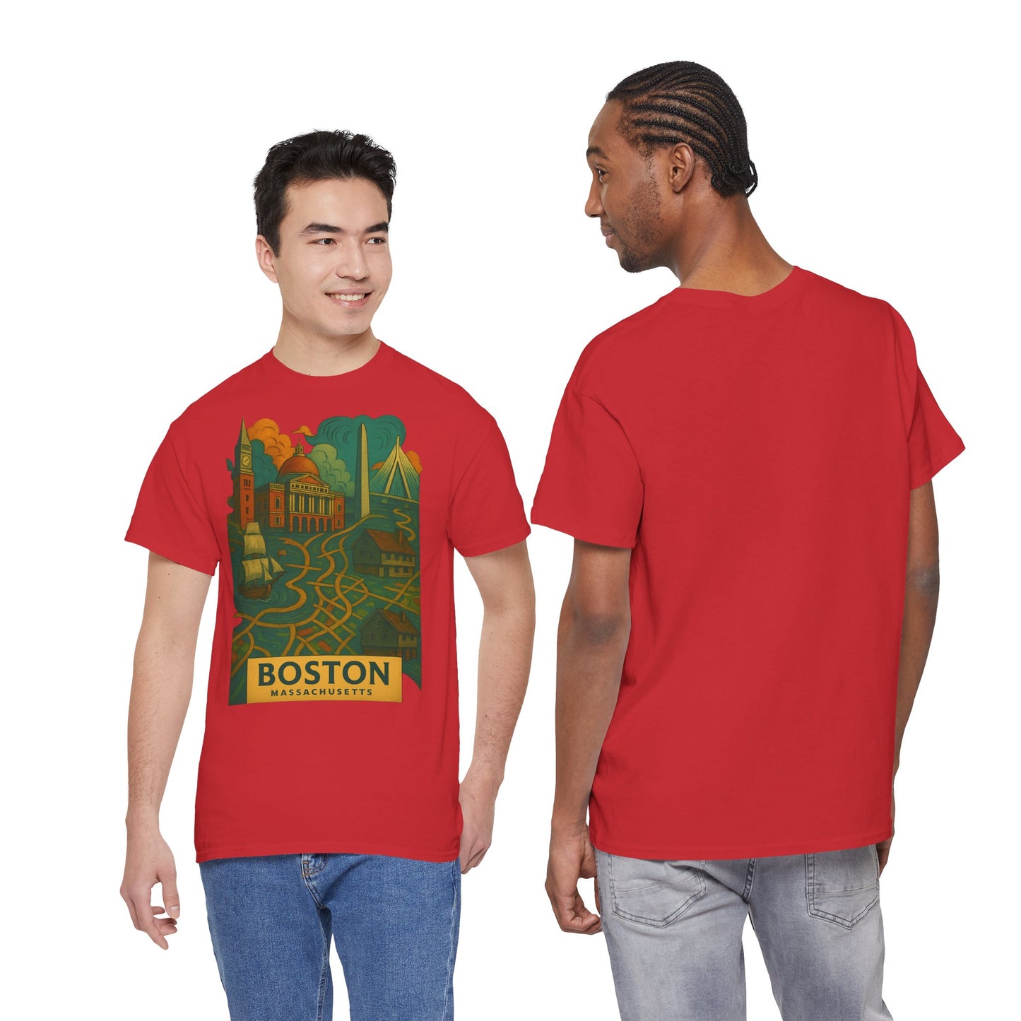 Adult Unisex Boston Surreal Tee