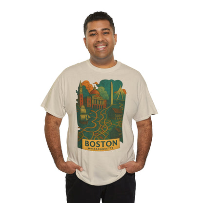 Adult Unisex Boston Surreal Tee