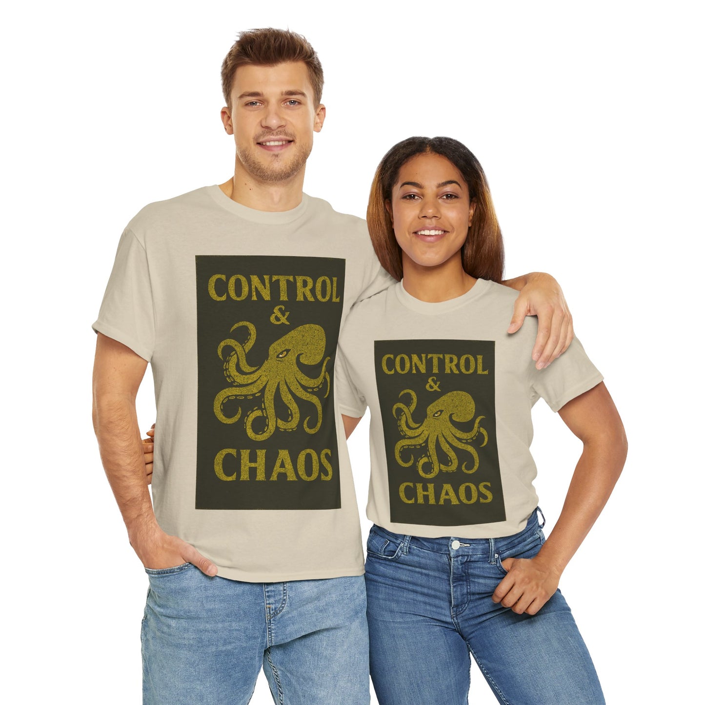 Adult Unisex 'Octopus Control & Chaos' Tee