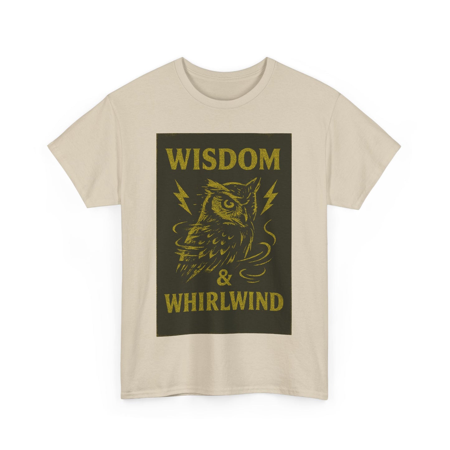 Adult Unisex 'Owl Wisdom & Whirlwind' Tee