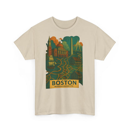 Adult Unisex Boston Surreal Tee