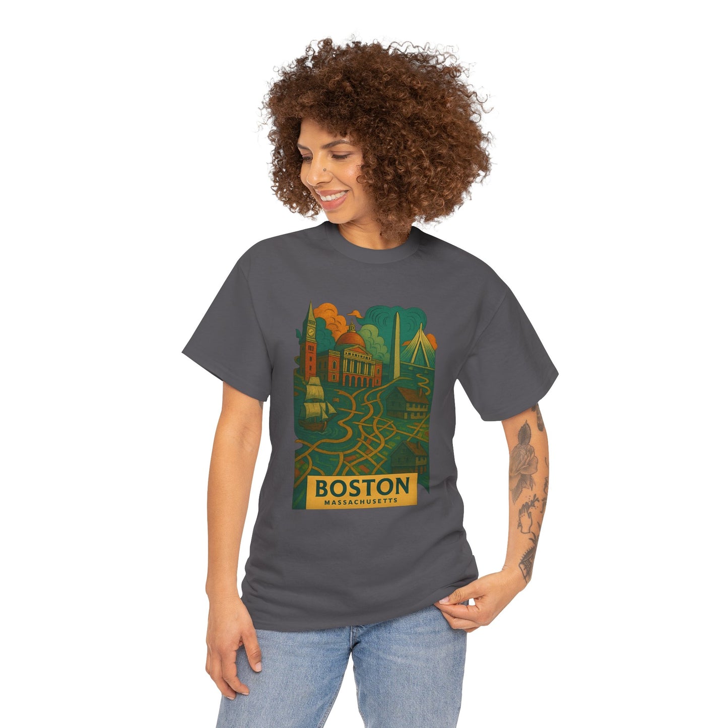 Adult Unisex Boston Surreal Tee (North America Customers)