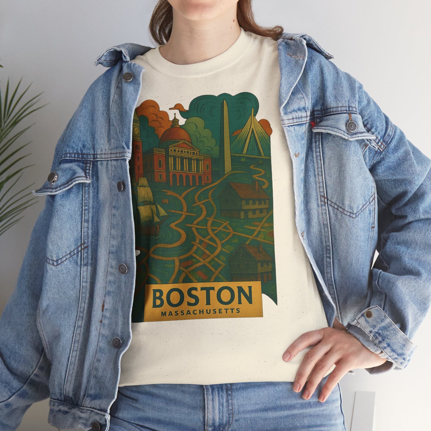 Adult Unisex Boston Surreal Tee